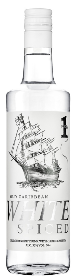 No.1 Old Caribbean White Rum 35% 0,7 L