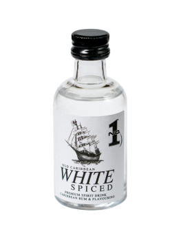 No.1 White Rum Caribbean 50 ml 35 %