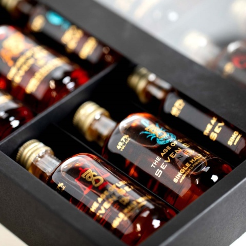 Seven Seals Tasting- Box Zodiac 12x 50ml 49,7%