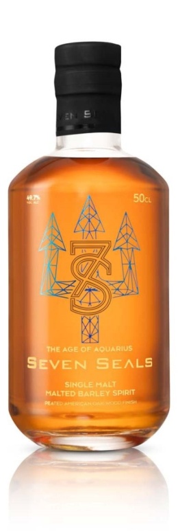 Whisky SM Seven Seals Aquarius Peated 500ml 49,7%