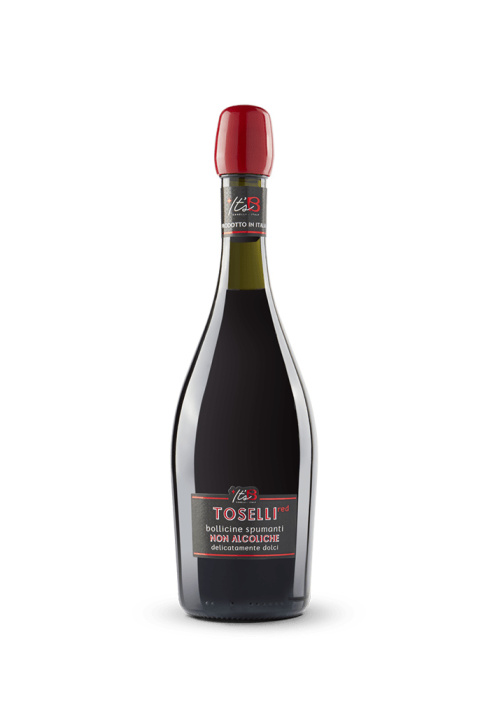 Wino musujące bezalkoholowe Toselli Red